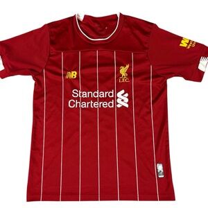New Balance Liverpool FC 2019-20 Home Football Soccer Jersey Red Youth Large